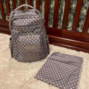 Jujube Be Right Back diaper bag in Dot Dot Dot